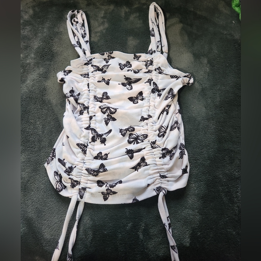 Butterfly strap tank